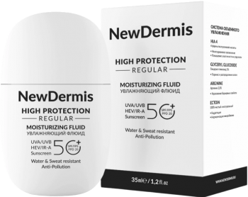 Hight Protection Regular Moisturing Fluid (Увлажняющий флюид SPF 50+ PPD20), 35 мл