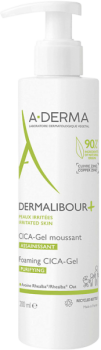 A-Derma Dermalibour+ Cica Gel (Очищающий пенящийся гель), 200 мл