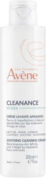 Avene Cleanance Hydra Cream (Очищающий успокаивающий крем для проблемной кожи), 200 мл