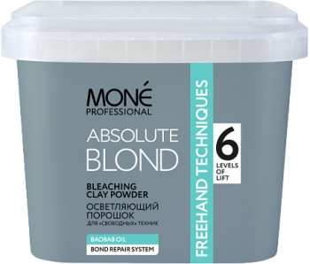 Mone Professional Freehand Clay Bleaching Powder (Осветляющий порошок для «Свободных Техник»), 500 гр