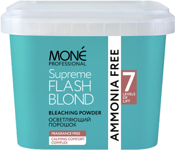 Mone Professional Flash Blond Ammonia Free Bleaching Powder (Осветляющий порошок для волос без аммиака), 500 гр