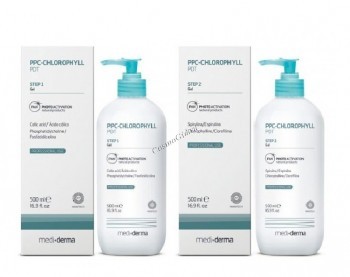 Sesderma Ppc-Chlorophyll PDT Step 1 + Step 2 (Система липолитического действия), 2 шт. по 500 мл