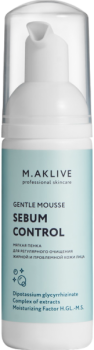 M.Aklive Gentle Mousse «Sebum-control» (Пенка для умывания «Себум контроль»)