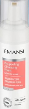 Emansi Предпилинговая очищающая пенка для обновления кожи лица рН 3.5, 170 мл 