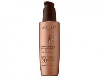 Sothys Protective fluid face and body SPF20 Moderate Protection UVA/UVB (Флюид с SPF20 для лица и тела), 150 мл