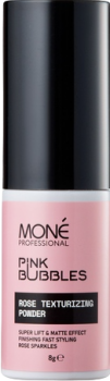 Mone Professional Pink Bubbles Rose Texturizing Powder (Пудра для создания объёма и текстуры волос с эффектом сияния), 8 гр