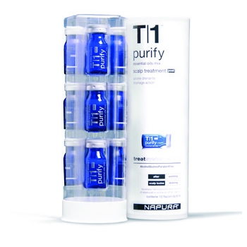 Napura T1 Purify Post (Ампулы-флаконы. Биологическое очищение. Detox. После шампуня), 12 флаконов x 8 мл