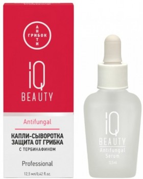 IQ Beauty Antifungal Serum (Капли-сыворотка для защиты от грибка ногтей и кожи, с тербинафином), 12,5 мл