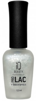 IQ Beauty Prolac+bioceramics Potal Matte Top Silver (Финишное покрытие для лака с поталью матовое), 12,5 мл