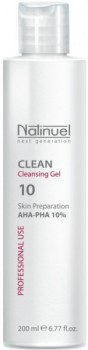 Natinuel Сleansing Gel «Clean 10%» (Очищающий гель «Клин 10%»), 200 мл