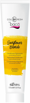 Kaaral Baco Colorefresh Sunflower Blond (Оттеночный кондиционер с экстрактом подсолнечника), 175 мл