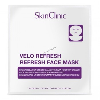 Skin Clinic Refresh mask (Освежающая маска для лица и шеи), 5 шт