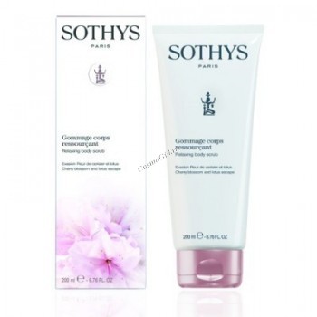 Sothys Relaxing body scrub. Cherry blossom and lotus escape (Релаксирующий скраб для тела с цветками вишни и лотоса), 200 мл