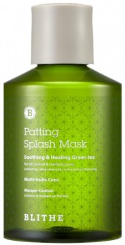Blithe Patting Splash Mask Soothing & Healing Green Tea (Сплэш-маска для восстановления «Смягчающий и заживляющий Зеленый Чай»)