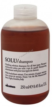 Davines Essential Haircare New Solu (Активно освежающий шампунь для глубокого очищения волос)
