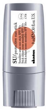 Davines Essential Haircare SU Sensitive areas sun stick SPF 50+ (Солнцезащитная помада SPF 50+), 9 гр