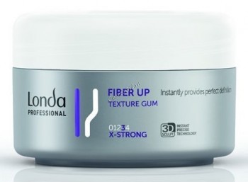 Londa Professional Fiber Gum Fiber Up (Эластичный волокнистый гель для волос экстрасильной фиксации), 75 мл