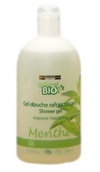 Kosmoteros Gel douche rafraichissant shower gel respecte l'epiderme Mente (Гель для душа с ментолом), 500 мл