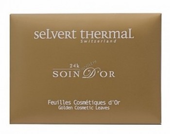 Selvert Thermal Sheets of Gold (Золотые косметические салфетки), 12 шт