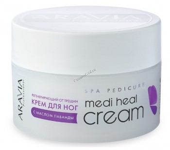 Aravia Medi Heal Cream (Крем регенерирующий от трещин с лавандой), 150 мл