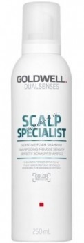 Goldwell Dualsenses Scalp Specialist Sensitive foam shampoo (Пенный шампунь для чувствительной кожи головы), 250 мл