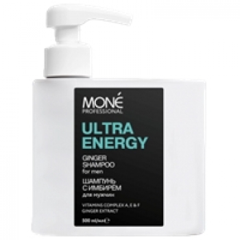 Mone Professional Ultra Enenrgy Ginger Shampoo For Men (Шампунь для мужчин с экстрактом имбиря)