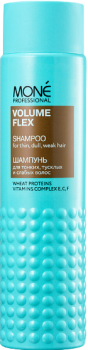 Mone Professional Volume Flex Shampoo (Шампунь для тонких, тусклых и слабых волос), 300 мл