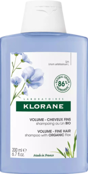 Klorane Shampoo (Шампунь с органическим экстрактом льняного волокна)