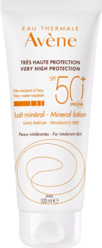 Avene Milk SPF50+ (Солнцезащитное минеральное молочко SPF 50+), 100 мл