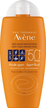 Avene Sport Fluid SPF50+ (Солнцезащитный флюид «спорт» SPF50+), 100 мл