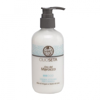 Barex Styling cream for hair (Моделирующее молочко с маслом арганы и маслом семян льна)