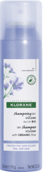 Klorane Shampoo (Сухой шампунь с органическим экстрактом льняного волокна для объёма волос)