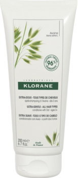 Klorane Conditioner (Сверхмягкий бальзам-ополаскиватель для всех типов волос с молочком овса), 200 мл