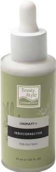 Beauty Style Unimatt+ Serum-Sebocorrector (Сыворотка - себокорректор для сужения пор для жирной и смешанной кожи), 50 мл