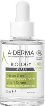A-Derma Biology Hyalu Serum (Сыворотка 3в1 для хрупкой кожи), 30 мл