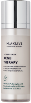 M.Aklive Active Serum «Acne therapy» (Сыворотка активная «Восстановление проблемной кожи»), 30 мл