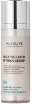 M.Aklive Encapsulated Retinol Serum 0,4% (Сыворотка с инкапсулированным ретинолом 0,4%), 30 мл