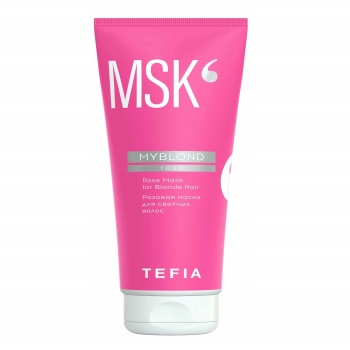 Tefia My Blond Rose Mask for Blonde Hair (Розовая маска для светлых волос), 250 мл