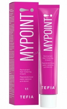 Tefia Mypoint Permanent Hair Coloring cream (Перманентная крем-краска для волос), 60 мл
