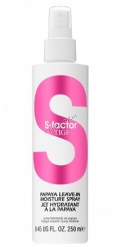 Tigi S-factor papaya leave-in moisture spray (Несмываемый спрей-уход для волос), 250 мл