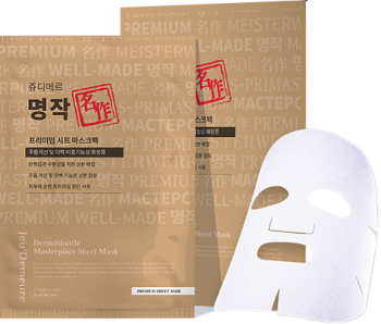 Jeu'Demeure DermiShuttle Masterpiece Sheet Mask (Тканевая маска «шедевр» тонус и сияние с технологией доставки DermiShuttle), 1 шт