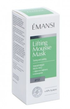 Emansi Тонизирующая маска-мусс лица с эффектом лифтинга и охлаждения для лица рН 5.5