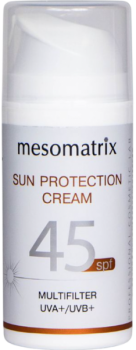 Mesomatrix Sun Protection SPF 45 (Крем солнцезащитный, заживляющий и успокаивающий, водостойкий), 100 мл