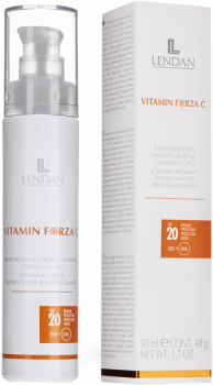 Lendan Regenerating Moisturizing Cream Fluid (Восстанавливающий увлажняющий крем-флюид для лица с витамином С)