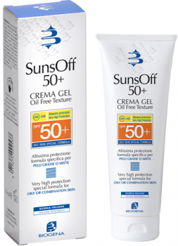 Histomer Biogena Sunsoff SPF 50+ (Гель-крем с высокой степенью защиты для нормальной и жирной кожи SPF 50+)