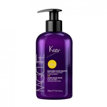 Kezy Magic Life Ultra Violet for Bleached or Colored Hair Mask (Маска Ультрафиолет для осветленных и натуральных светлых волос), 300 мл 
