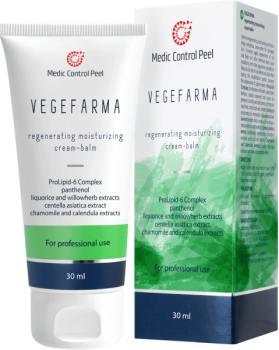 Medic Control Peel Vegefarma Cream-Balm (Восстанавливающий увлажняющий крем-бальзам), 30 мл