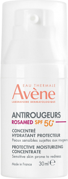 Avene Antirougeurs Rosamed SPF50+ Concentrate (Защитный увлажняющий концентрат для кожи, склонной к покраснениям), 30 мл
