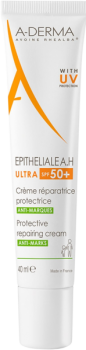 A-Derma Epitheliale A.H Anti-Marks Cream SPF50+ (Защитный восстанавливающий крем SPF 50+), 40 мл