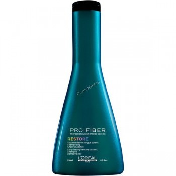 L'Oreal Professionnel pro fiber Restore shampoo (Шампунь для сильно поврежденных волос), 1000 мл.